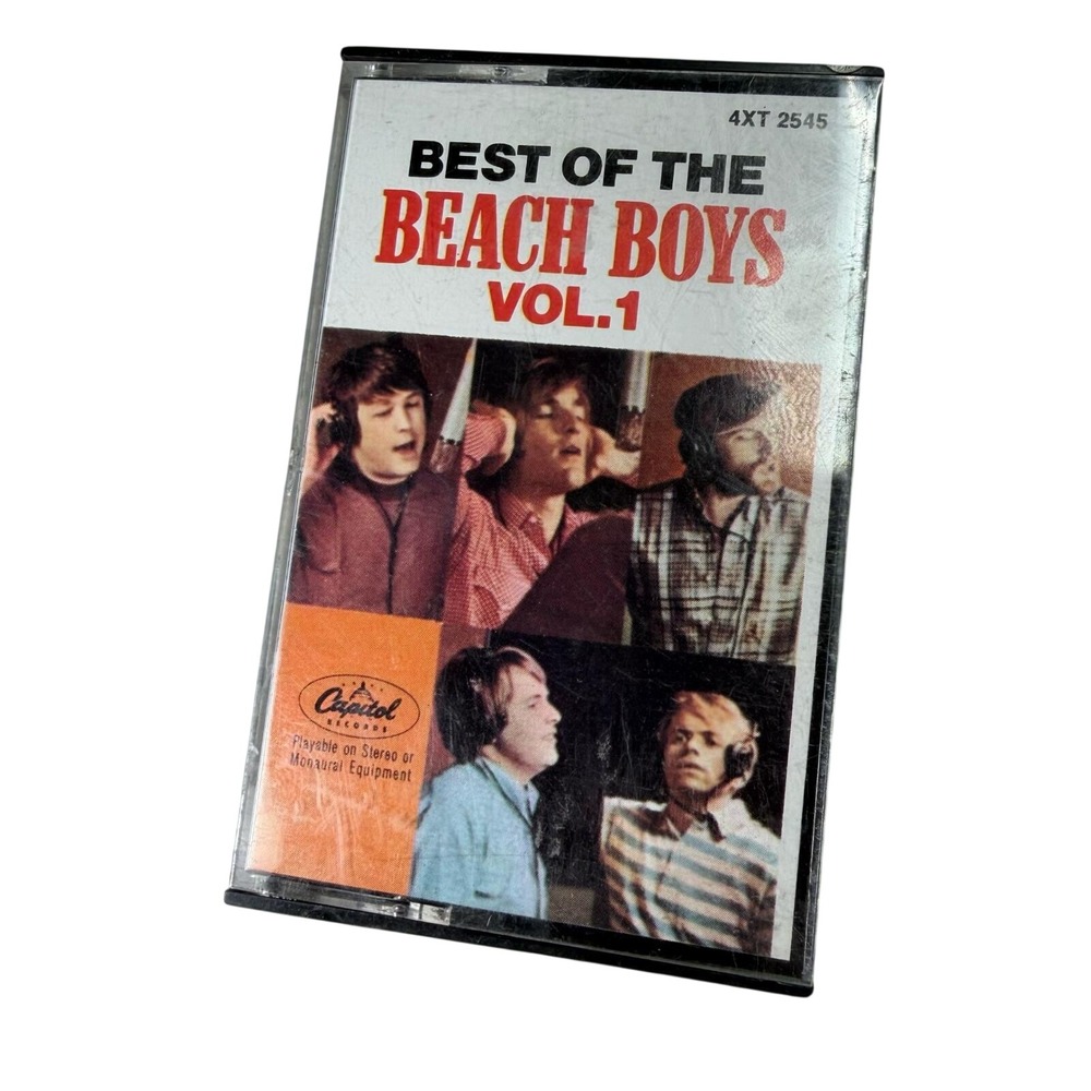 The Beach Boys Best of Vol 1 Cassette Tape Capitol Records 4XT 2545 Vintage Rock